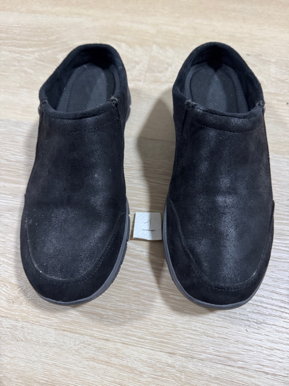 Skechers Women's Black Slip-On Suede Loafers